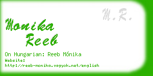 monika reeb business card
